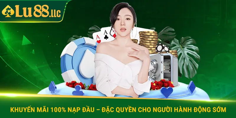 Khuyến mãi 100% nạp đầu